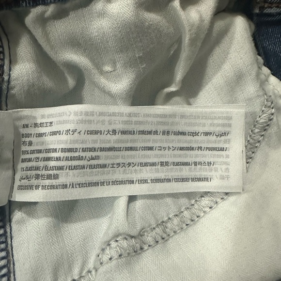 Abercrombie and fitch the ankle straight ultra high rise distressed size 28 or 6 - Picture 3 of 9